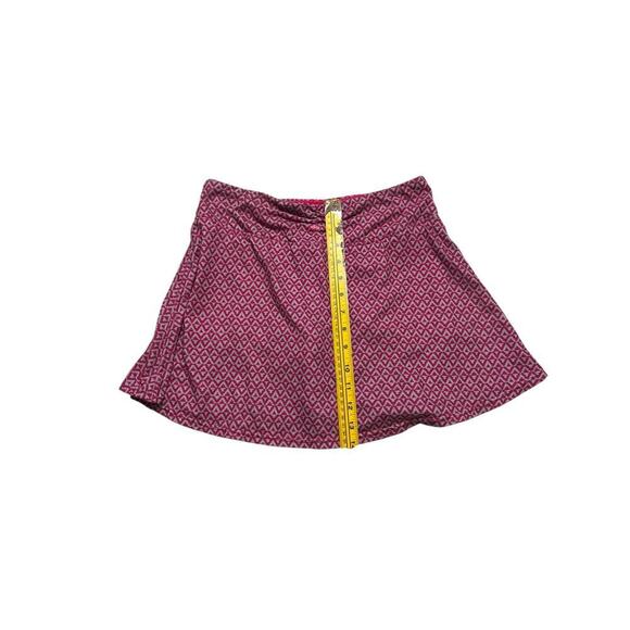 Prana Women’s A-Line Super Soft Skort - Pink Geometric Pattern - size XS - Picture 6 of 6